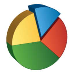 Pie Chart Icon 256x256 png